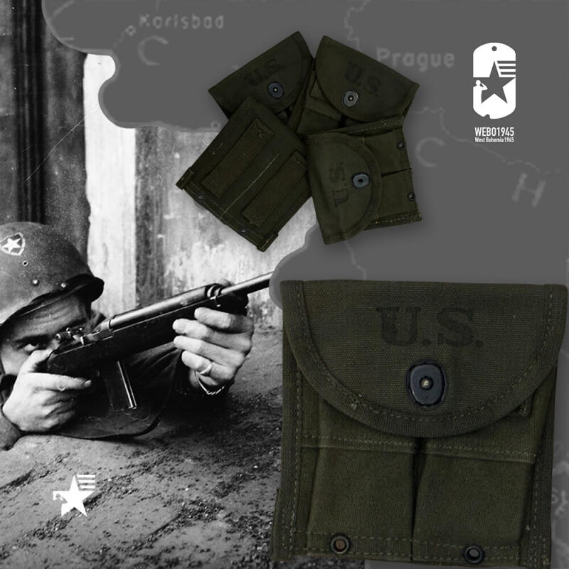 Originální sumka na zásobníky US M1 CARBINE AVERY 1945